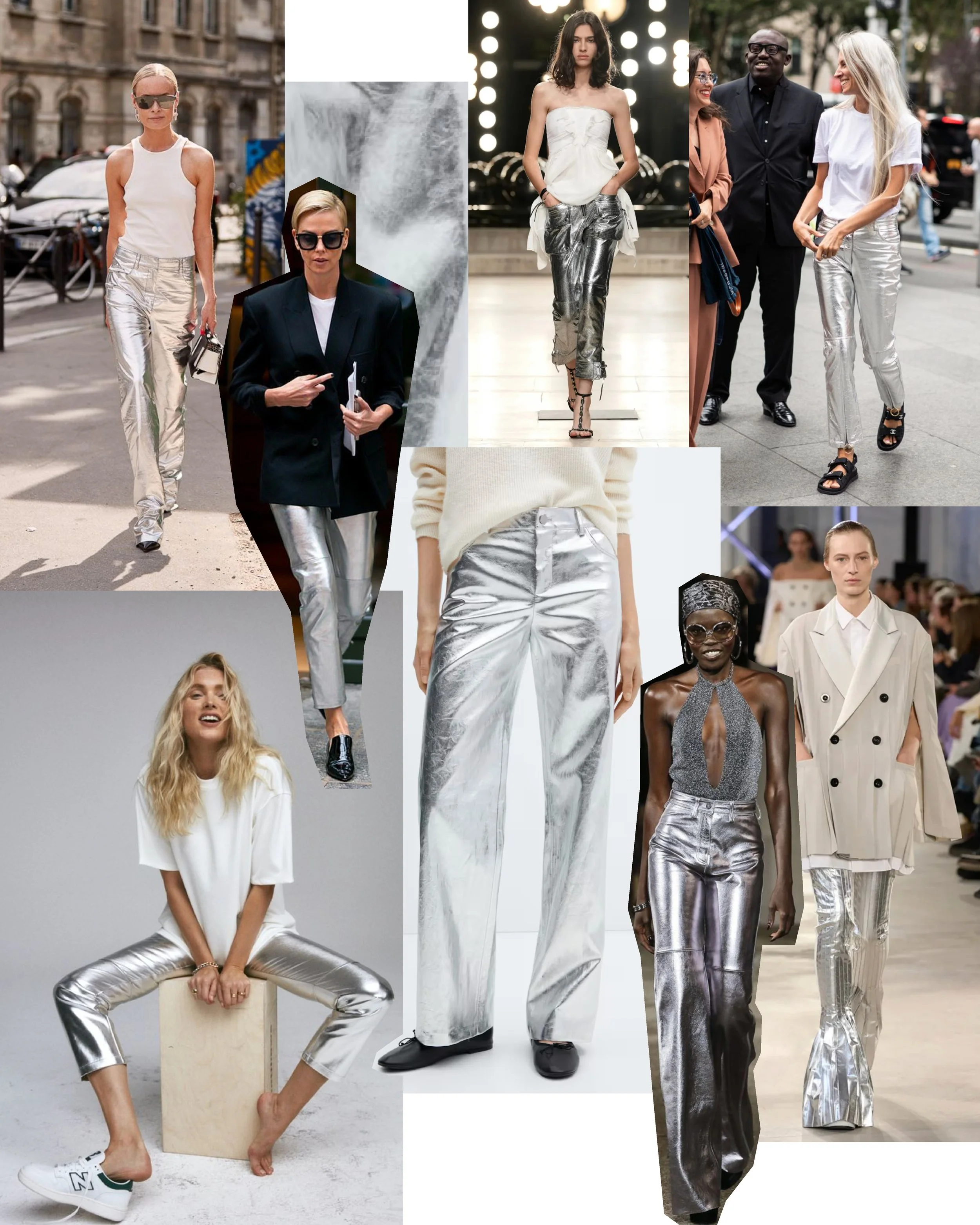 SILVER TROUSERS MANIA — Isabella Papaz